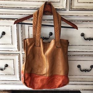 Genuine Leather Hobo Bag